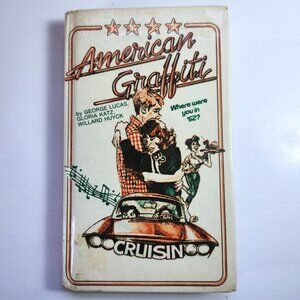 American Graffiti Cruisin’ Vintage Hardcover Book George Lucas 70s Movie Collect